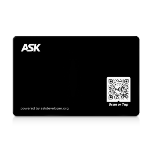 ASK Digital Business Card – Share Your Info Instantly